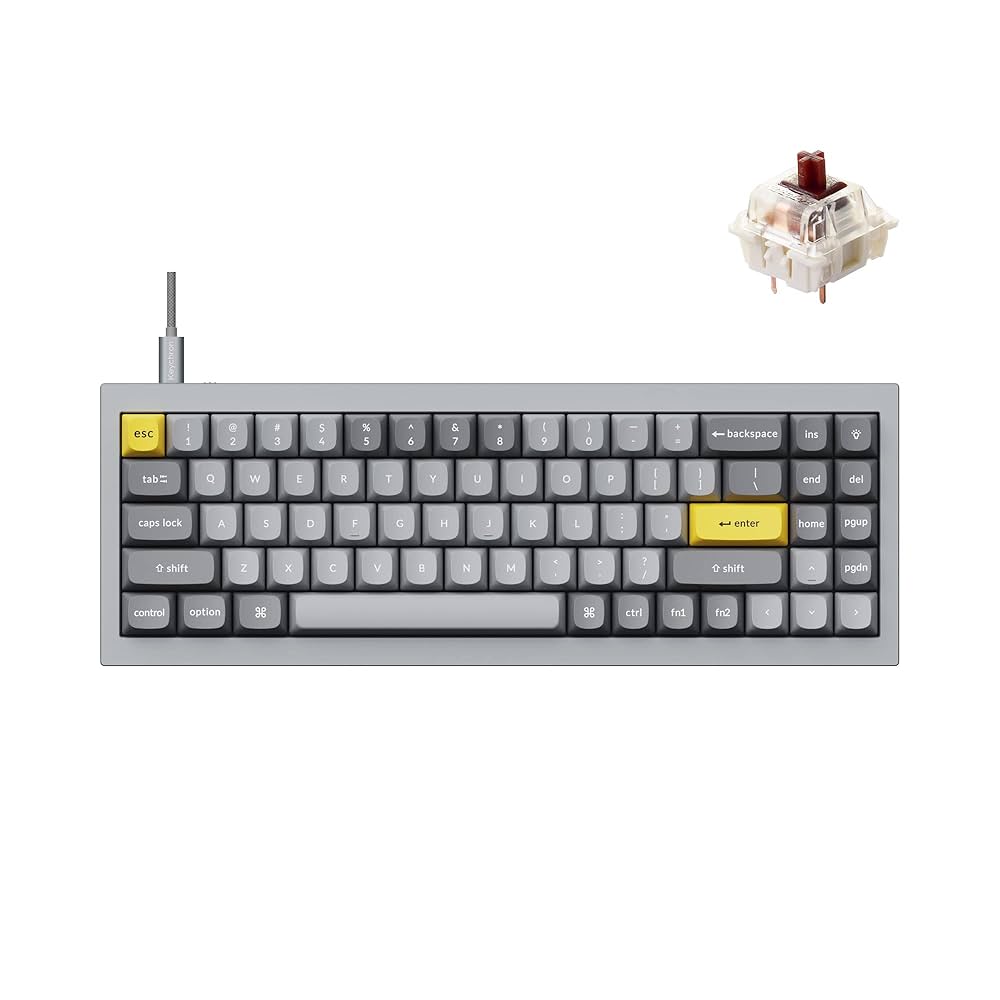 Keychron Q7 QMK カスタムメカニカルキーボードUS ANSI 配列 Amazon | Keychron Q7 有線カスタムメカニカルキーボード 70